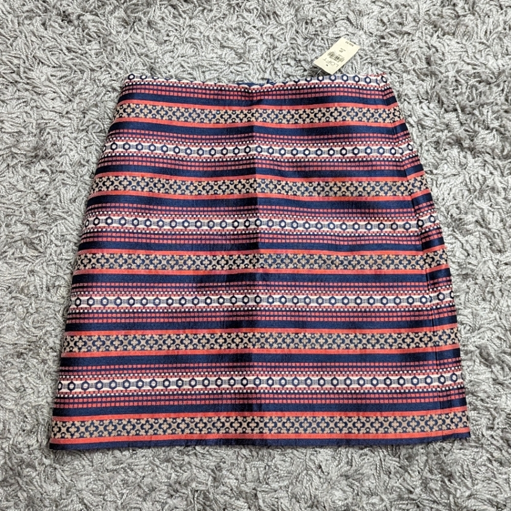 LOFT Patterned Pencil Skirt